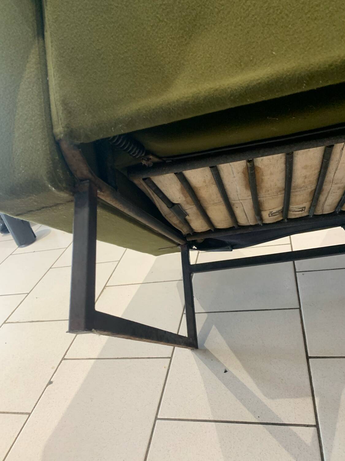 Paire Fauteuil Fero Vert Vintage circa 1960