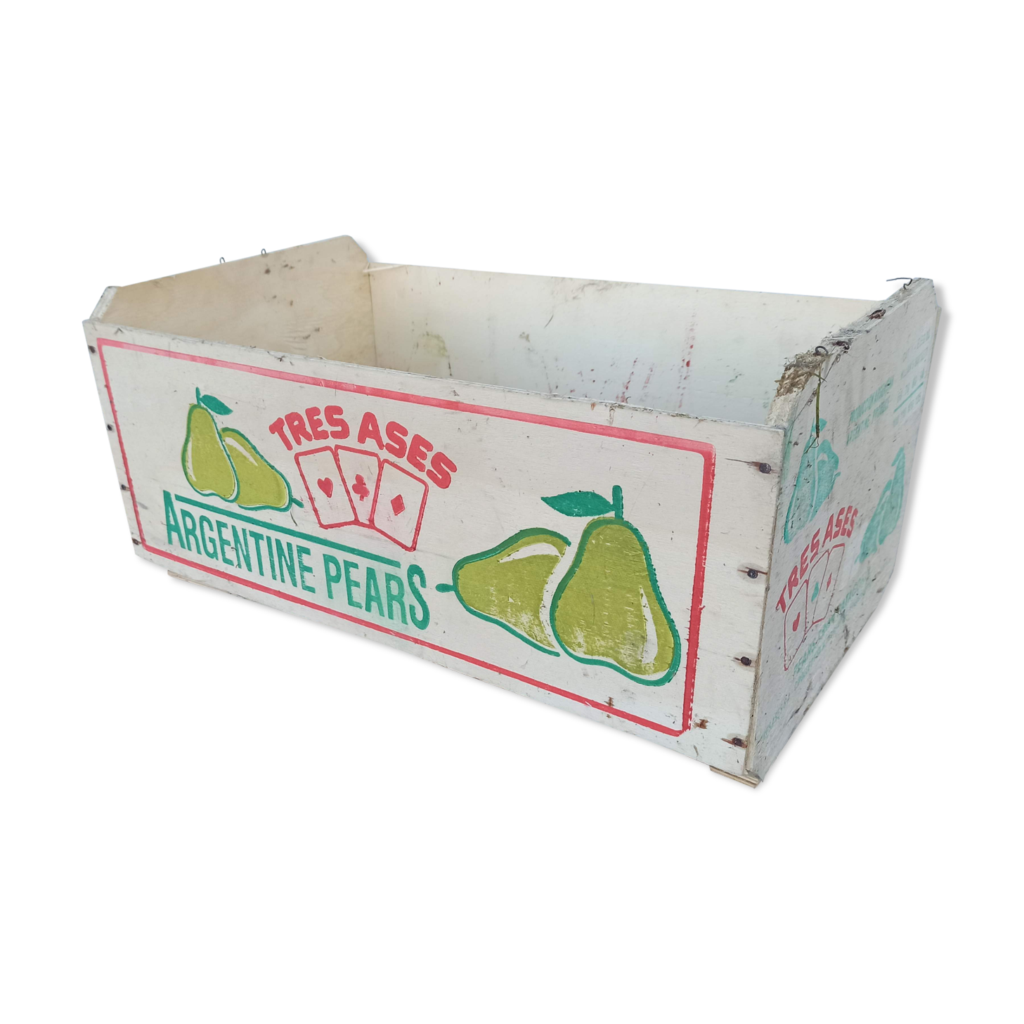 Argentine advertising wooden box