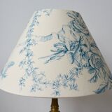 Toile de Jouy floral lampshade