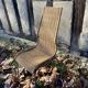 Vintage 1980 Ikea chair in rattan and aluminum