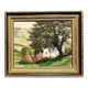 Guillermin M: oil painting on panel countryside landscape circa 1940