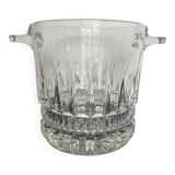 Seau à glace vintage en cristal taillé