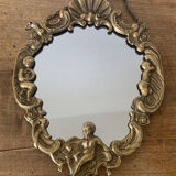 Brass mirror