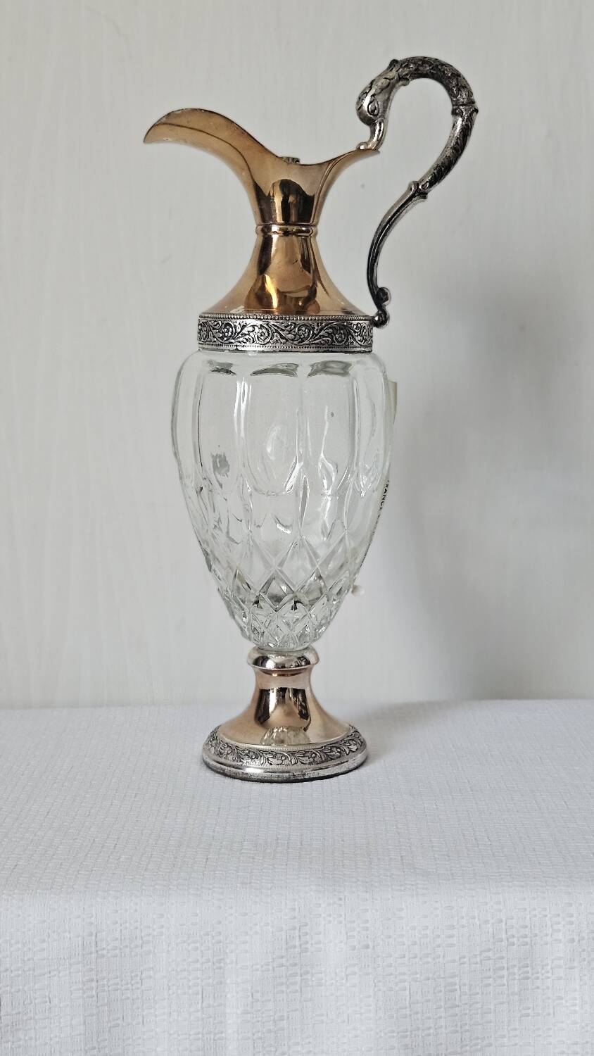 Vintage silver-plated Italian carafe