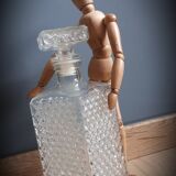 Carafe whiskey in chiselled glass