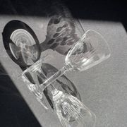 6 verres à vin Baccarat service Molière