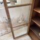 Glass-fronted walnut library 1900