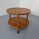 Danish Teak Bar Cart with Removable Tray, 1960s