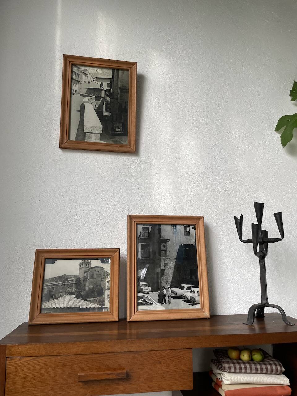 Set de trois photos noir et blanc 1950