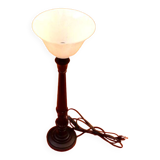 Table lamp Bell shade / Tulip granite glass