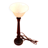 Table lamp Bell shade / Tulip granite glass