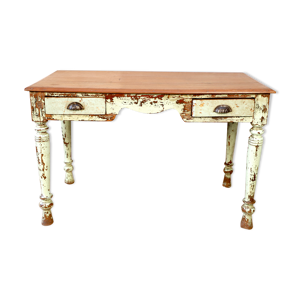 Ancien bureau en teck