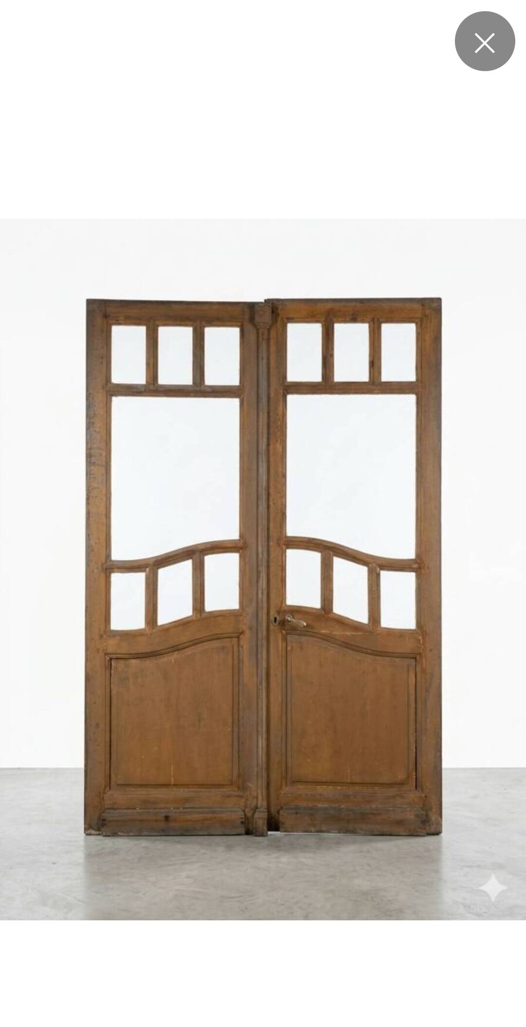 Pair of old Art Nouveau doors