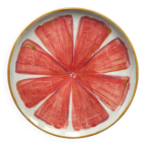 Pink grapefruit plate 20 cm