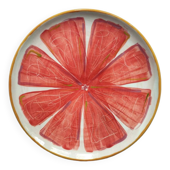 Pink grapefruit plate 20 cm