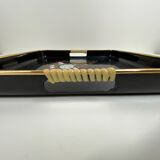 Vintage plastic tea tray  Peacock design