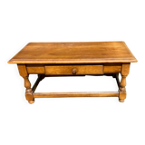 Solid oak coffee table from the 1970s.