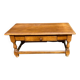 Solid oak coffee table from the 1970s.