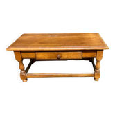 Solid oak coffee table from the 1970s.