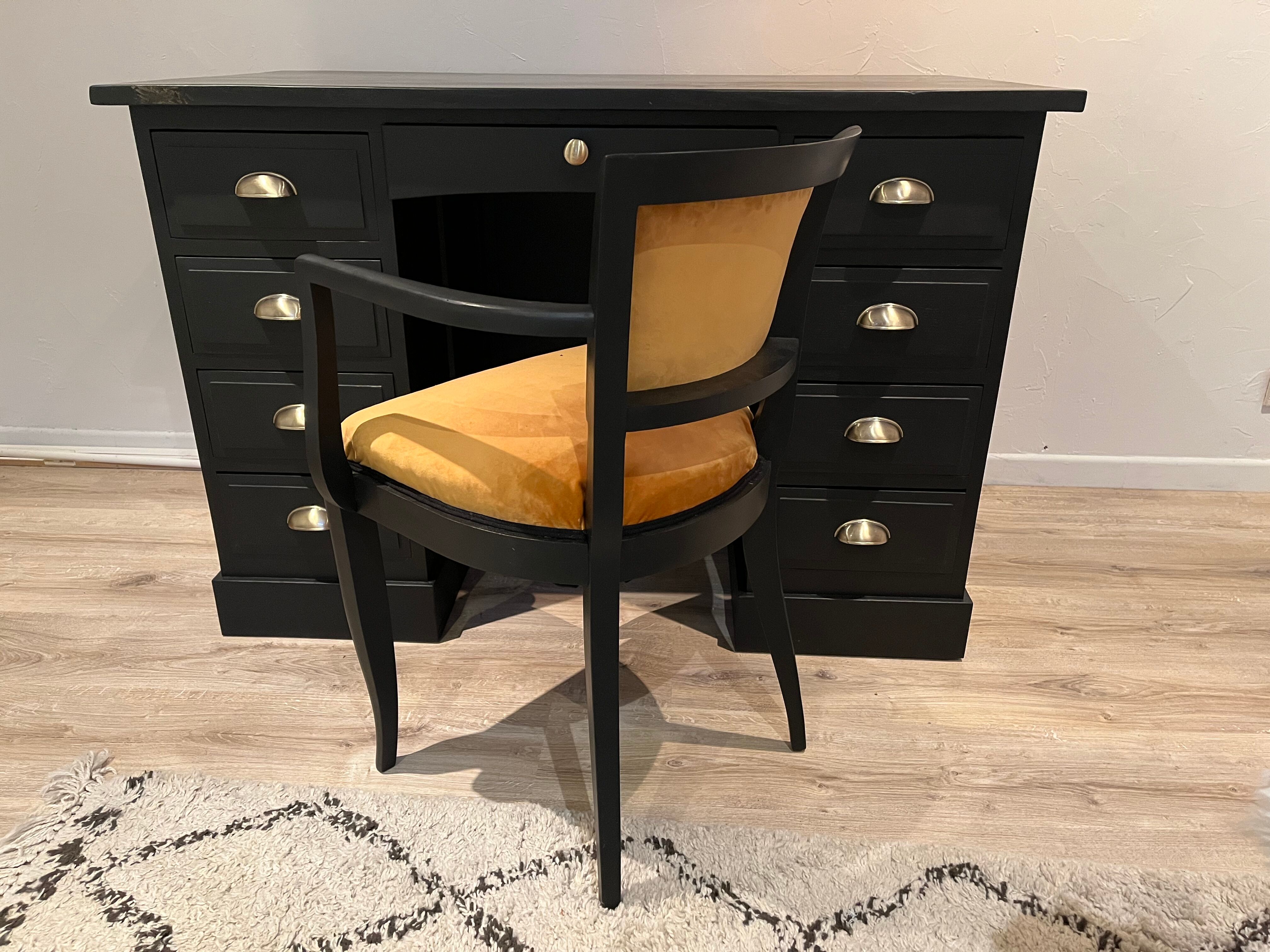 American desk and matching armchair