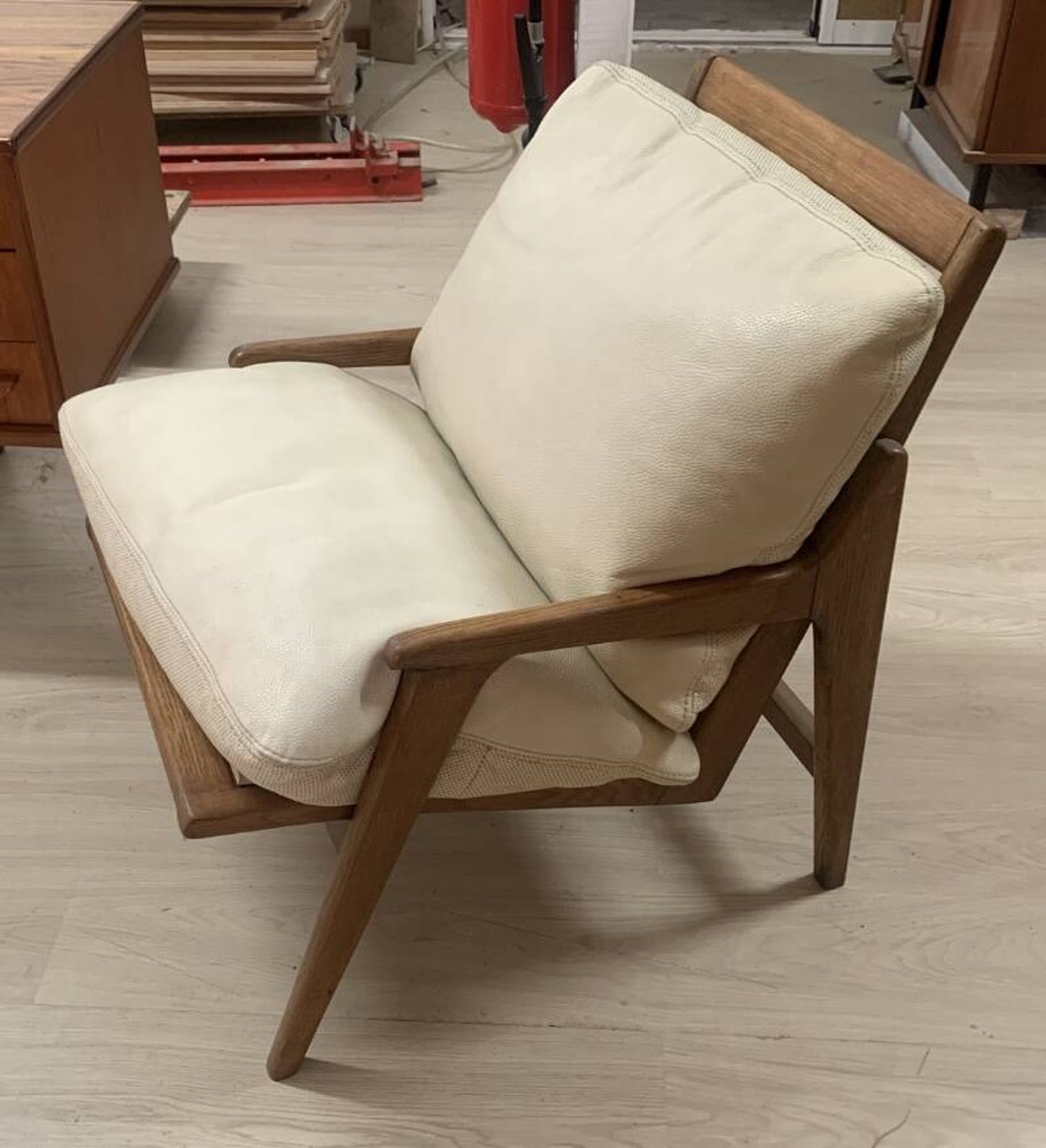 Vintage Scandinavian armchair in teak