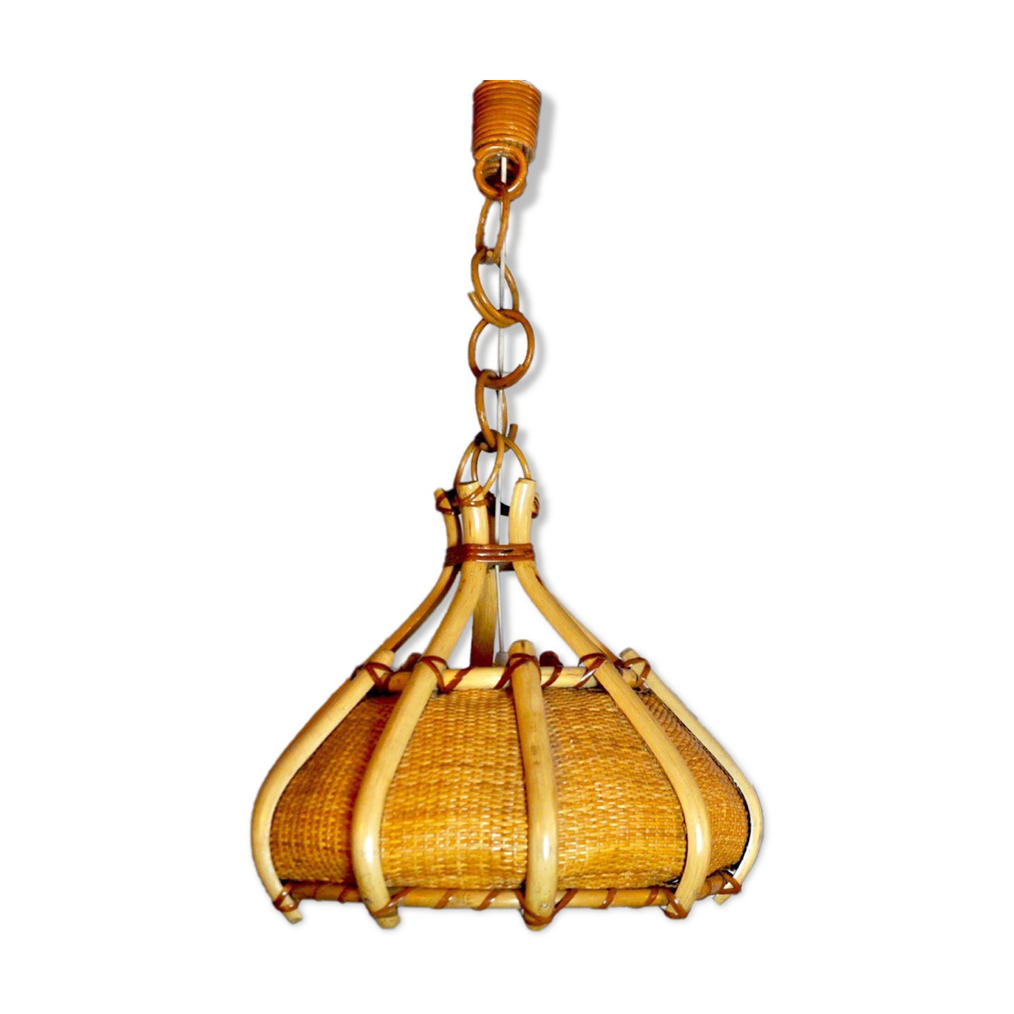 Rattan hanging France 1960