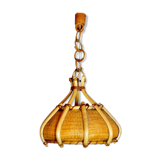 Rattan hanging France 1960