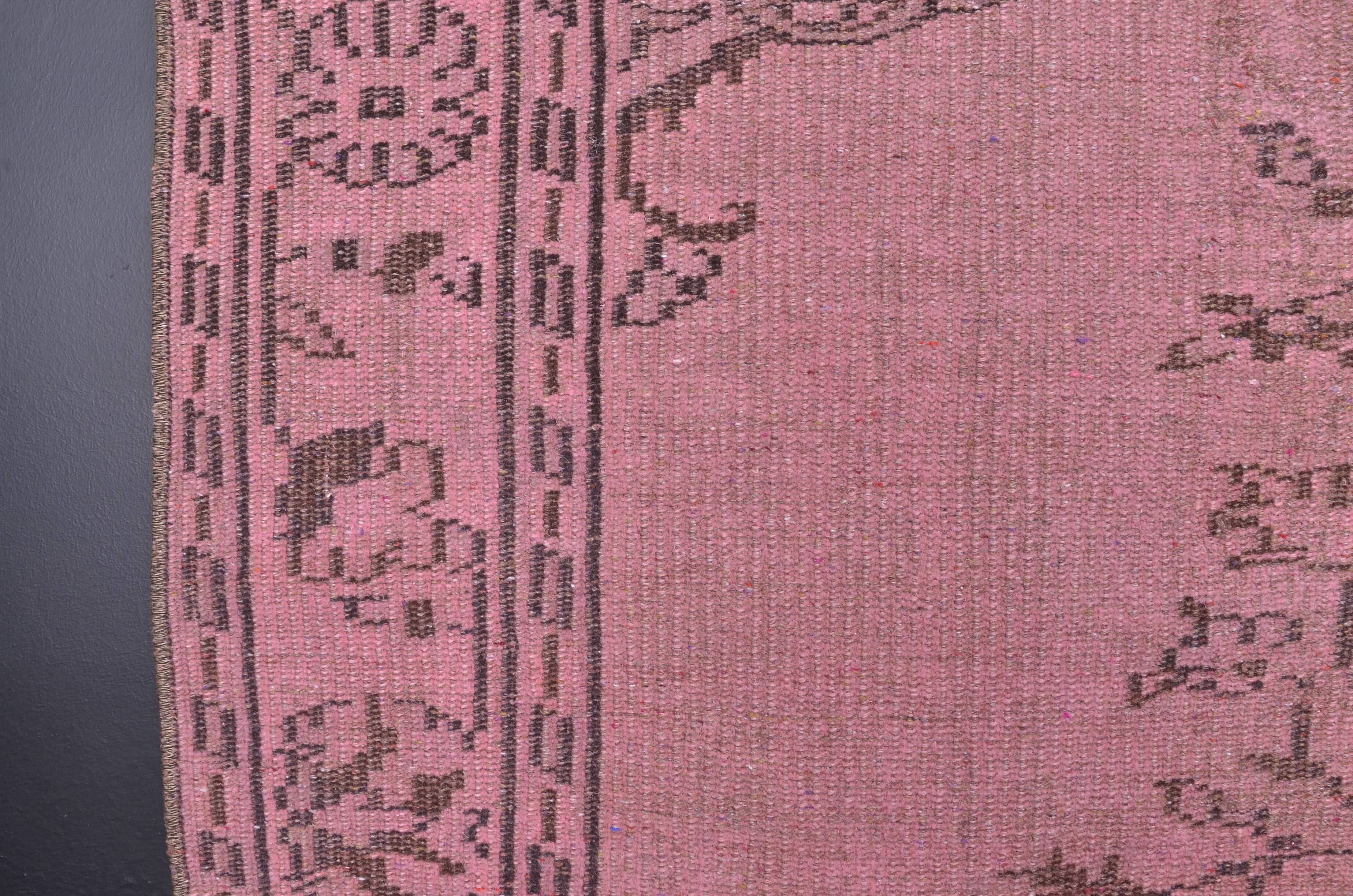 Pink Oushak Turkish Carpet sku 1129