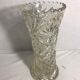 Ancien vase en verre moulé