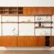 FM Møbler wall unit by Kai Kristiansen, 1960s, teak, restored