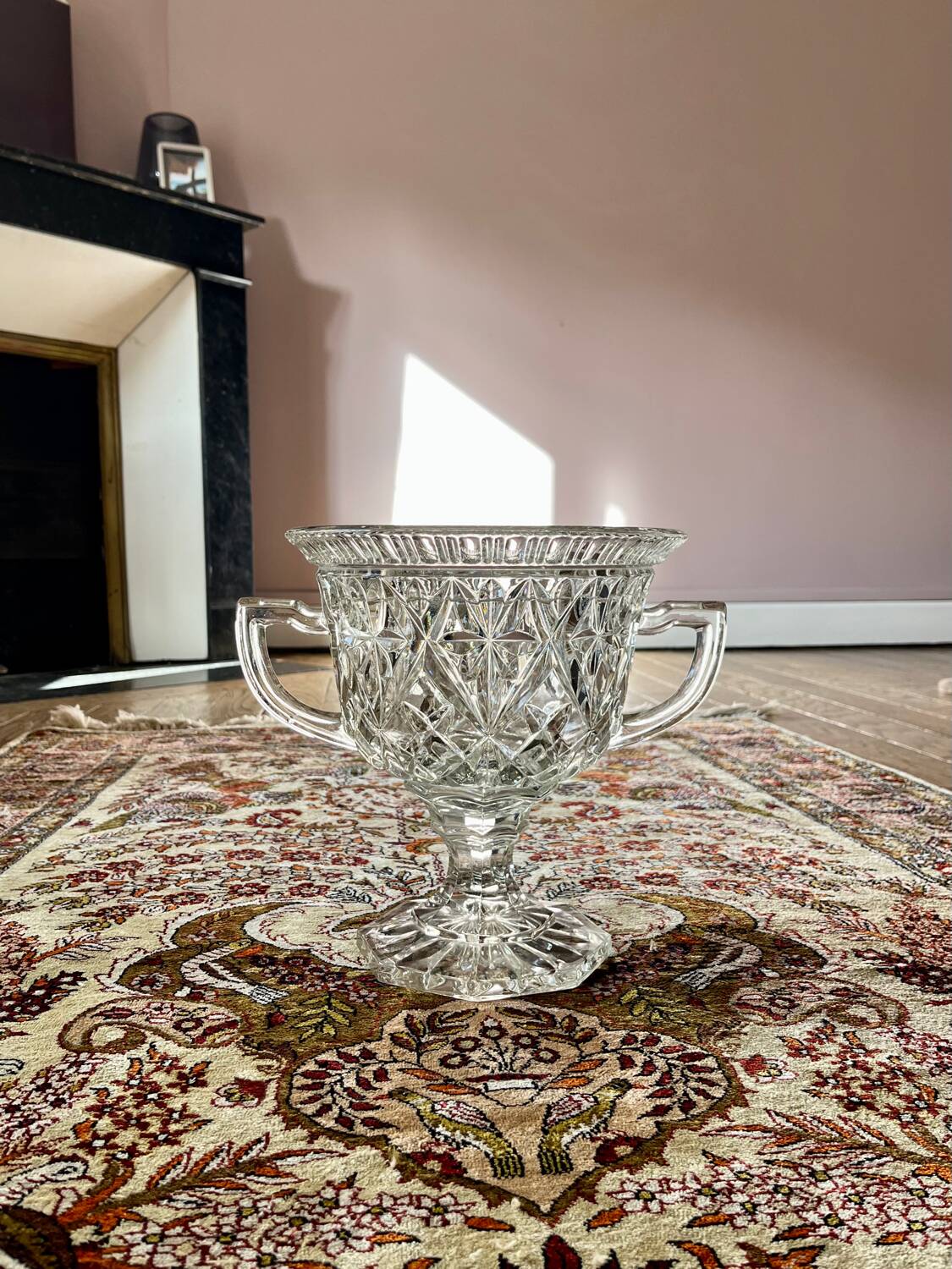 Vintage crystal triumph vase/bowl from the 1960s/70s