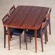 Table extensible scandinave Palissandre – 1960