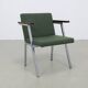 Fauteuil vintage en laine et chrome par Martin Visser pour t' Spectrum, années 1960
