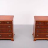 Heldense Exclusive English furniture Cherry wood cabinets 1970s
