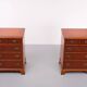 Heldense Exclusive English furniture Cherry wood cabinets 1970s