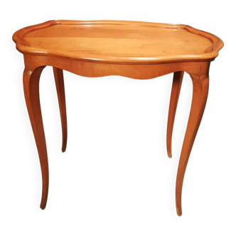 Side table in cherry wood, Louis XV style.