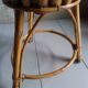 Bamboo and rattan plant holder tripod of the 50s
