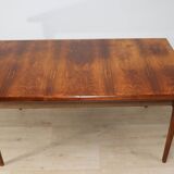 Scandinavian extendable rosewood dining table, 1960s