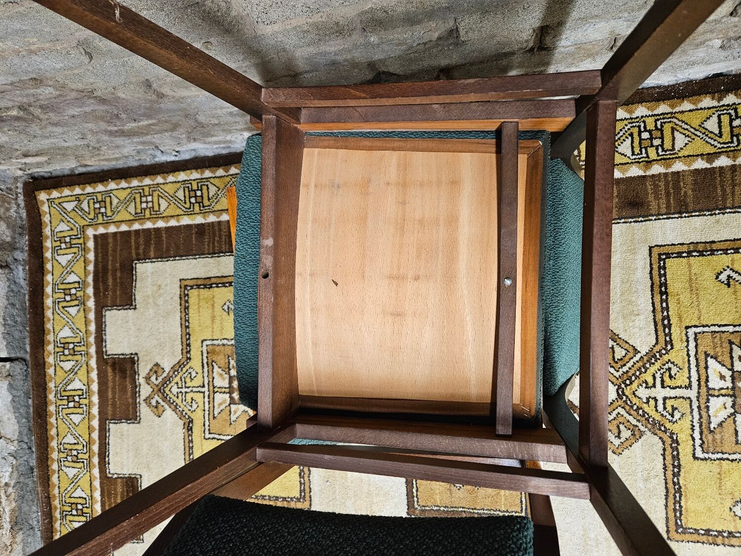 Pair of 1960 teak scandinavian chairs