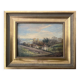 Tableau HSP English school John Moore (1820-1902) animated landscape