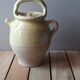 Yellow terracotta crockery