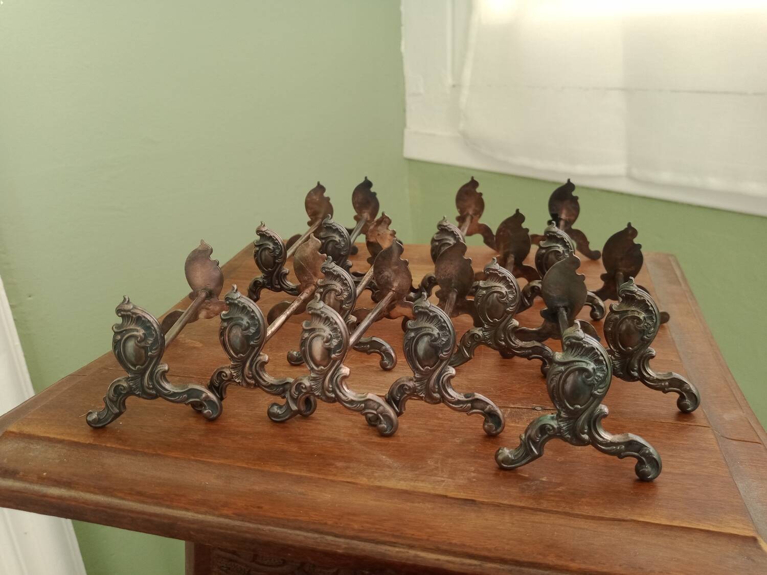 Cailar Bayard silver plated knife holder
