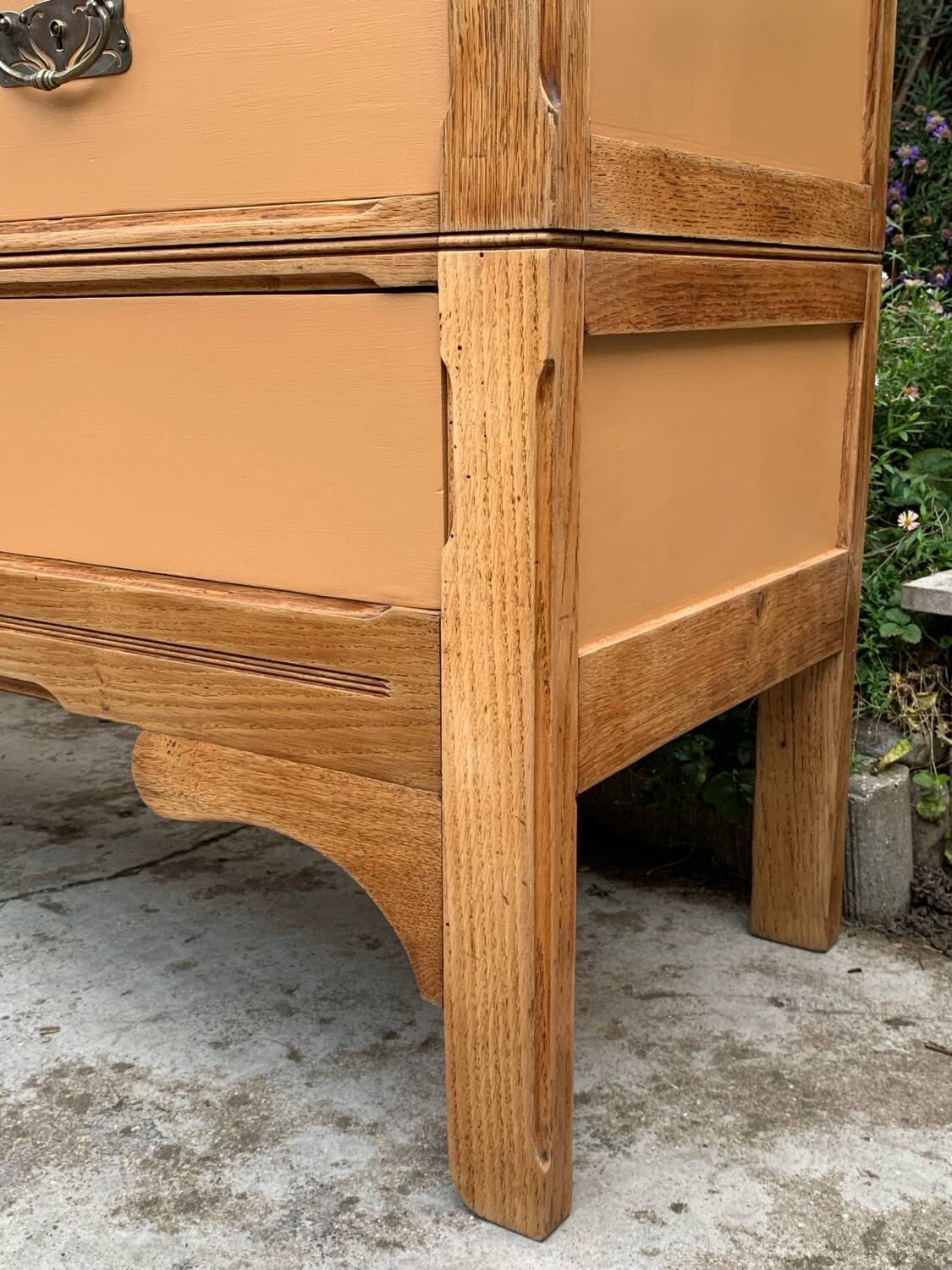 1920s Parisian Art Deco hotel wardrobe, removable