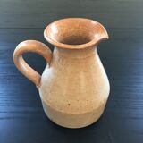 Pitcher beige floral decoration