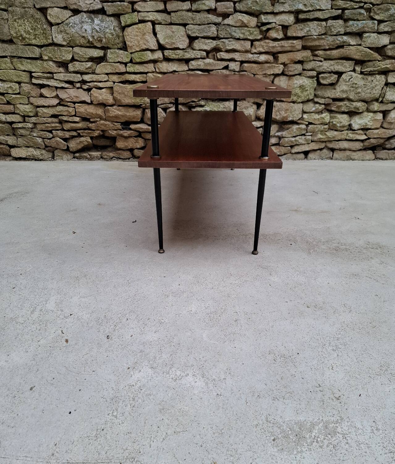 Coffee table with two tiers