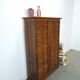 Antieke oude houten archief ladekast