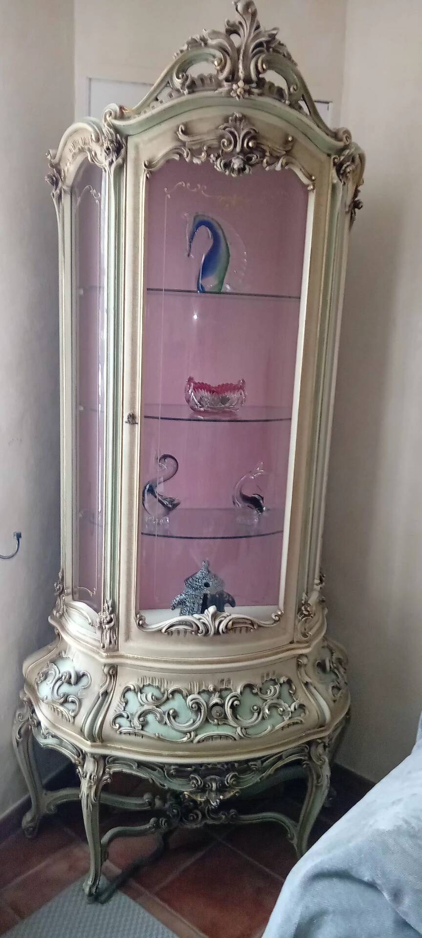 Vitrine baroque Silik Italie