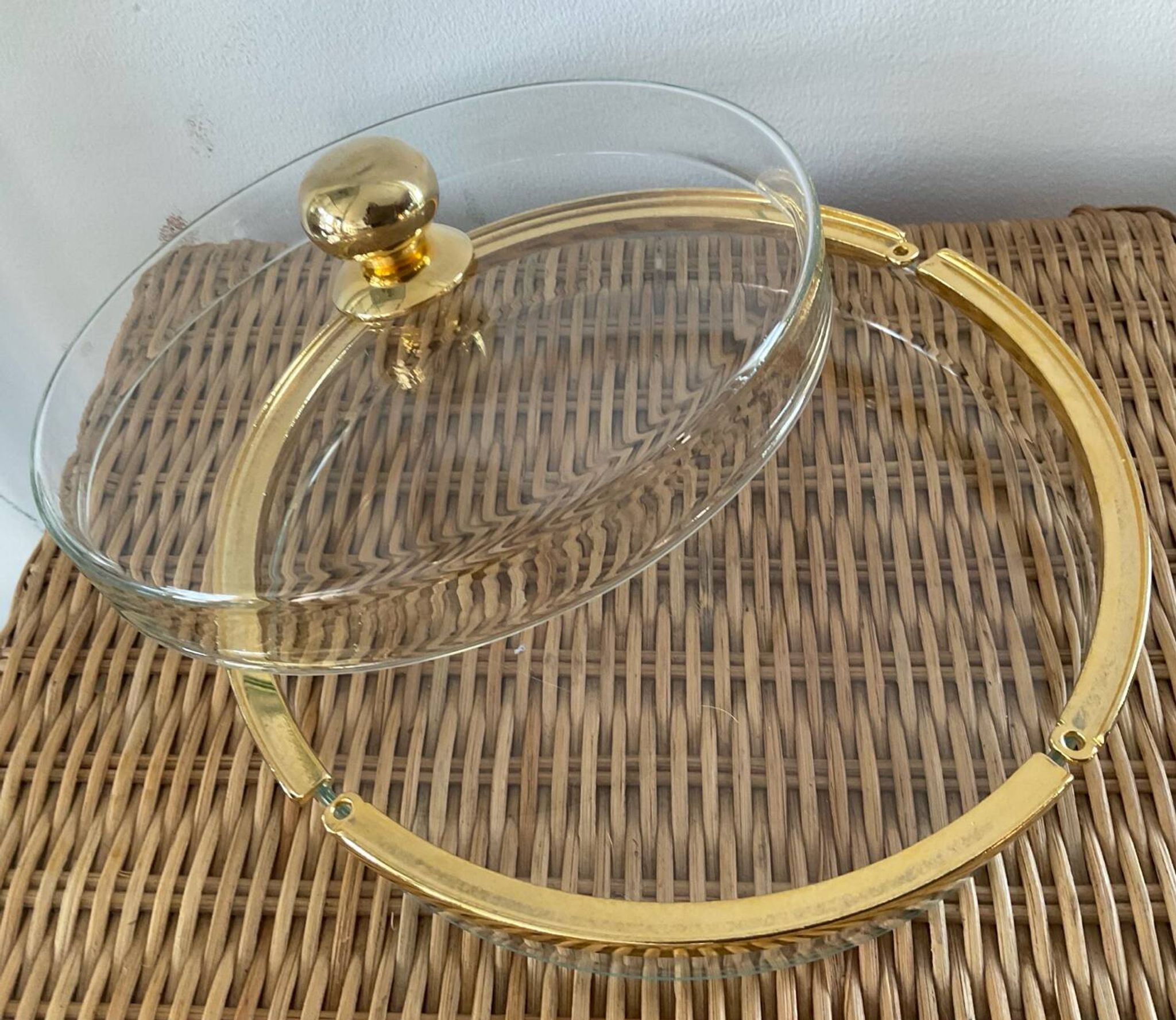 Vide poche vintage style Hollywood Regency 