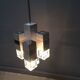 Vintage Cubico Chandelier by Gaetano Sciolari, 1970s