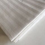 set of 6 19th damask linen napkins embroidered to a fish